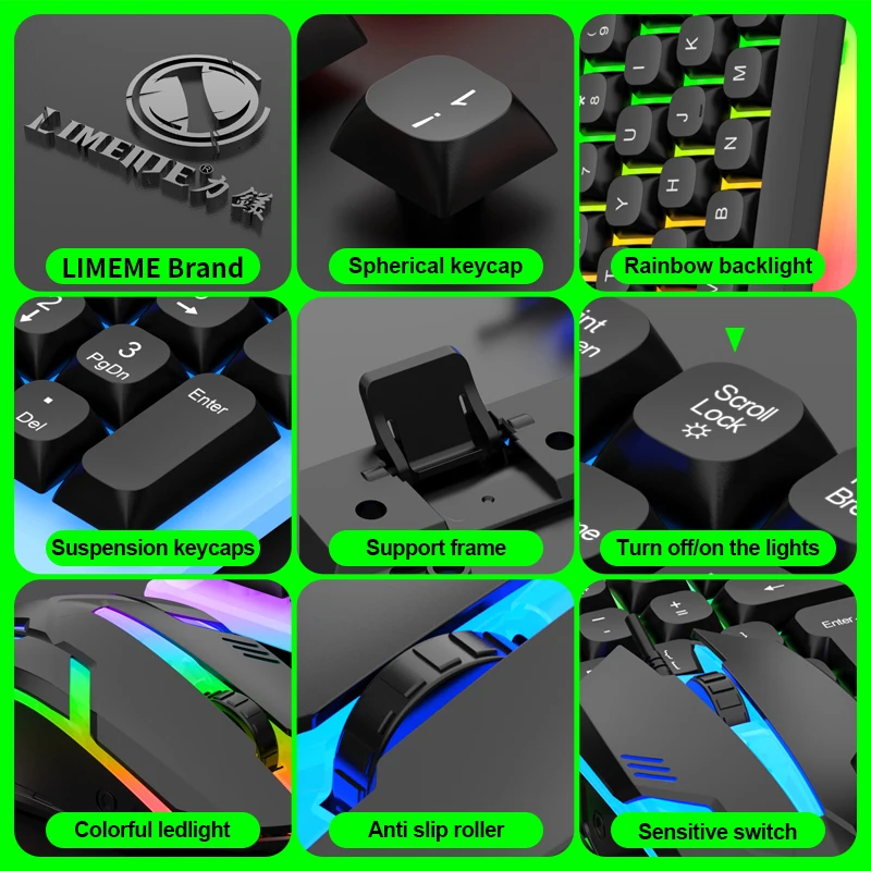NG GTX350 Gaming Keyboard Mous - Gaming Keyboard Mouse Set avaliação e preço