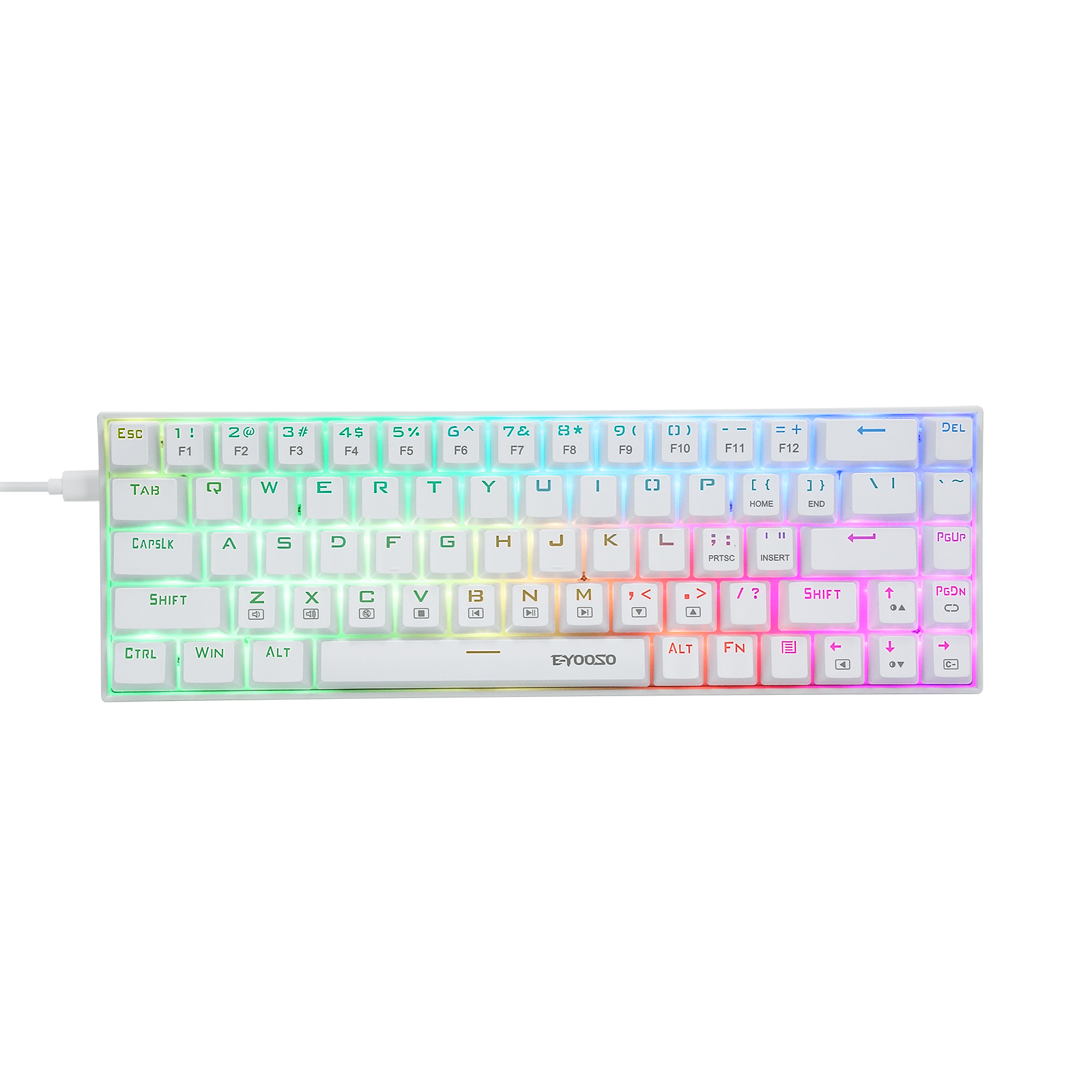 Z-686 60% Mini Mechanical Gami - Gaming Keyboard E Yooso avaliação e preço