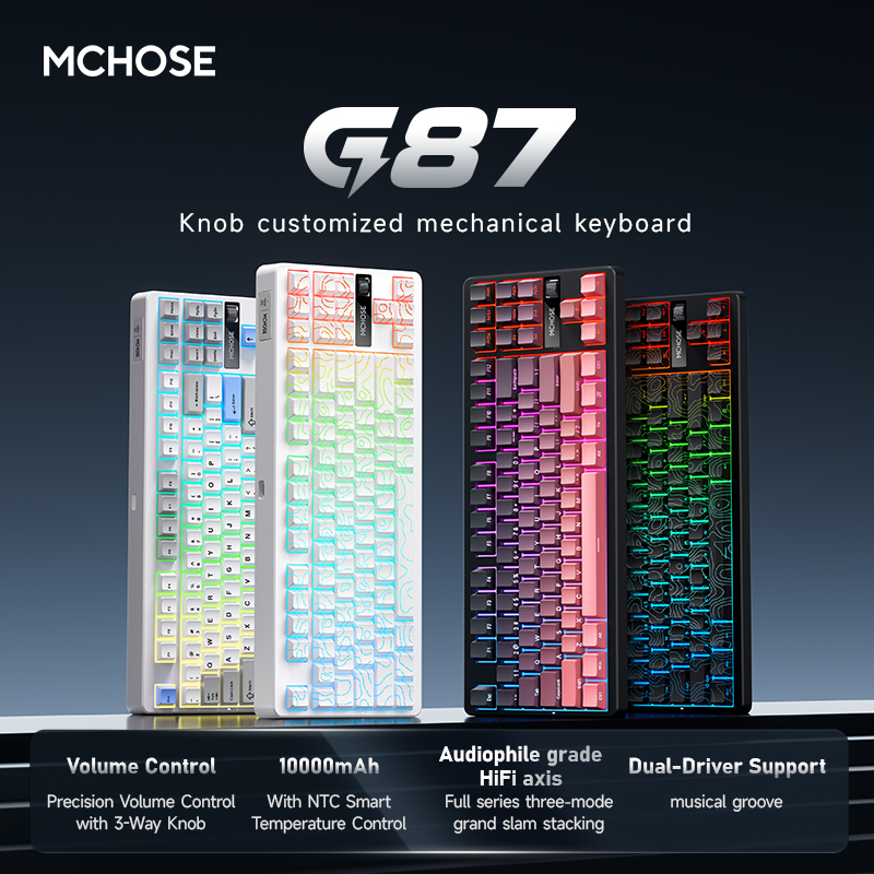 G87 2025 Best Selling DIY RGB  - Gaming Keyboard Best 2025 avaliação e preço