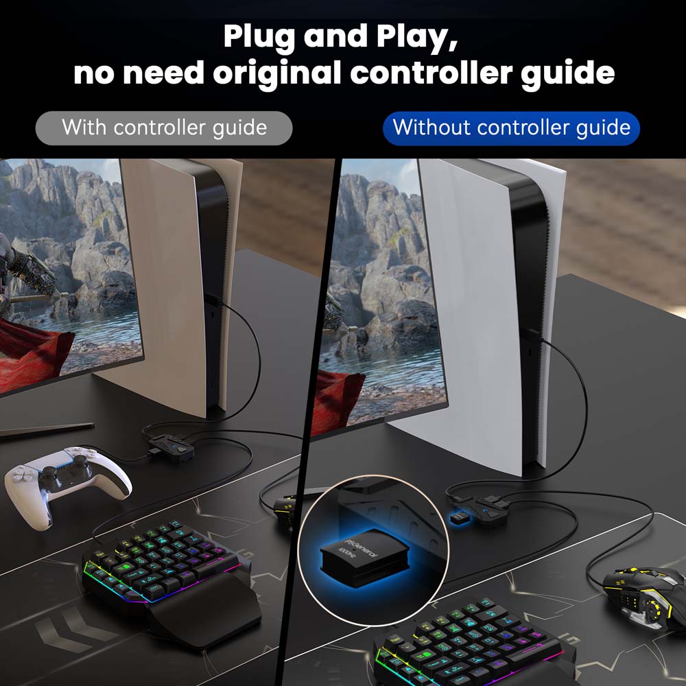for PS5 Gaming Keyboard Mouse  - Gaming Keyboard Types avaliação e preço