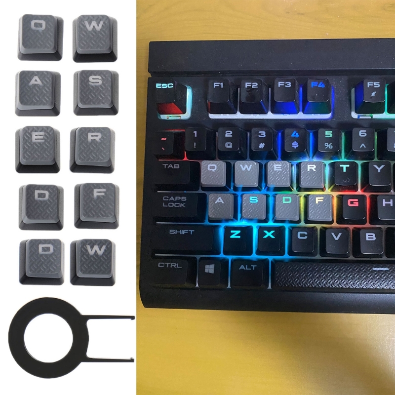 10 Keys Backlit Keycaps Non-sl - Gaming Keyboard Non Mechanical avaliação e preço