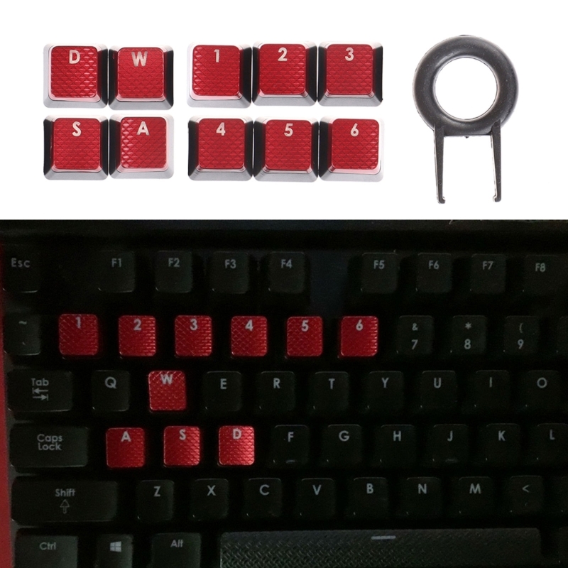 10 Keys Backlit Keycaps Non-sl - Gaming Keyboard Non Mechanical avaliação e preço