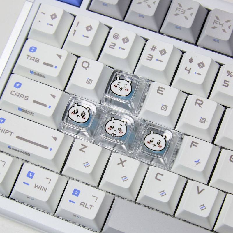 Chiikawa 4 Pcs Handmade Transp - Keyboard Gaming Transparent avaliação e preço