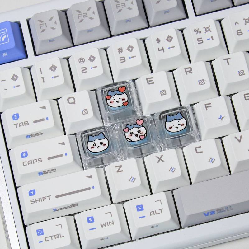 Chiikawa 4 Pcs Handmade Transp - Keyboard Gaming Transparent avaliação e preço