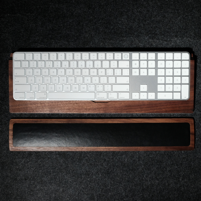 Woody Cowhide Palm Rest for Me - Gaming Keyboard Hand avaliação e preço