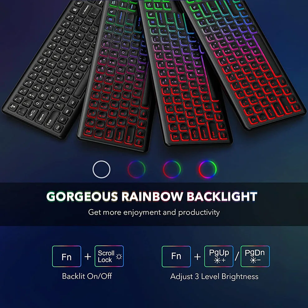 Wireless Keyboard and Mouse Co - Gaming Keyboard And Mouse Combo Wireless avaliação e preço