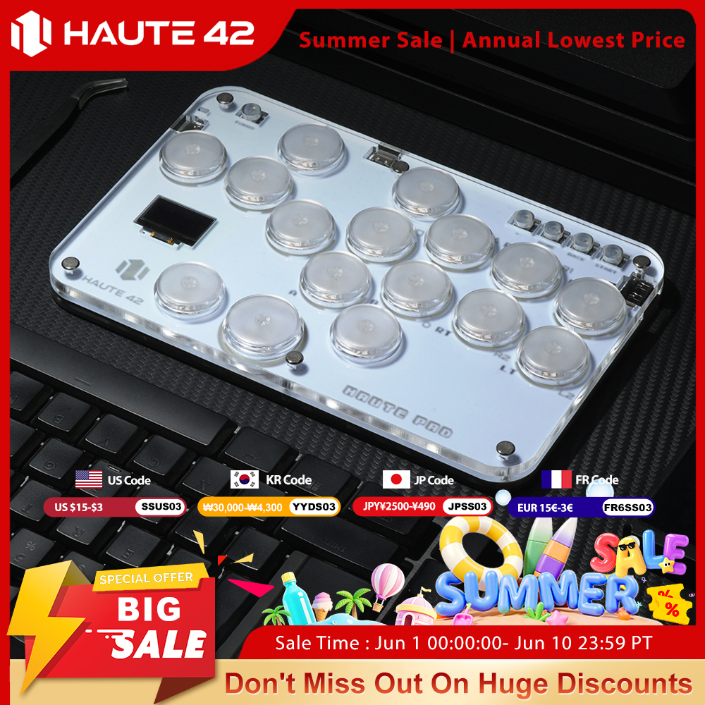 Haute42 Arcade Joystick Hitbox - Gaming Keyboard Mini avaliação e preço