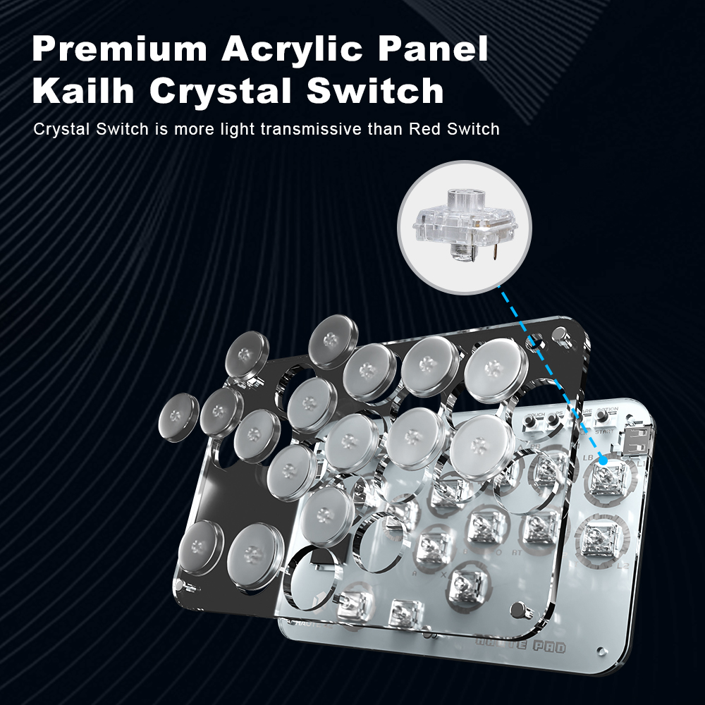 Haute42 Arcade Joystick Hitbox - Gaming Keyboard Mini avaliação e preço