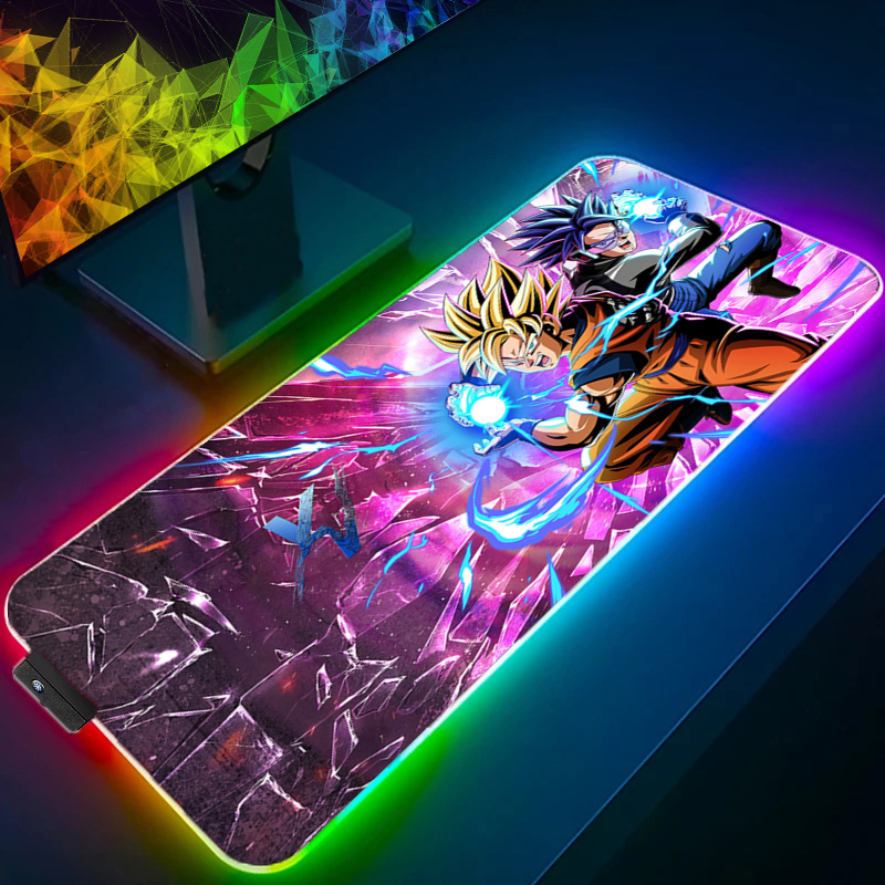 LED Mouse pad Dragon Ball Comp - Gaming Keyboard He avaliação e preço