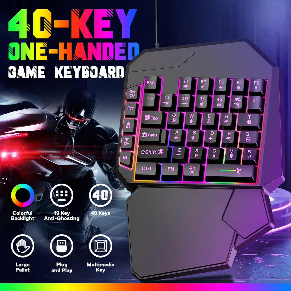 NEW HOT Game Artifact OneHande - Gaming Keyboard Mouse Set avaliação e preço