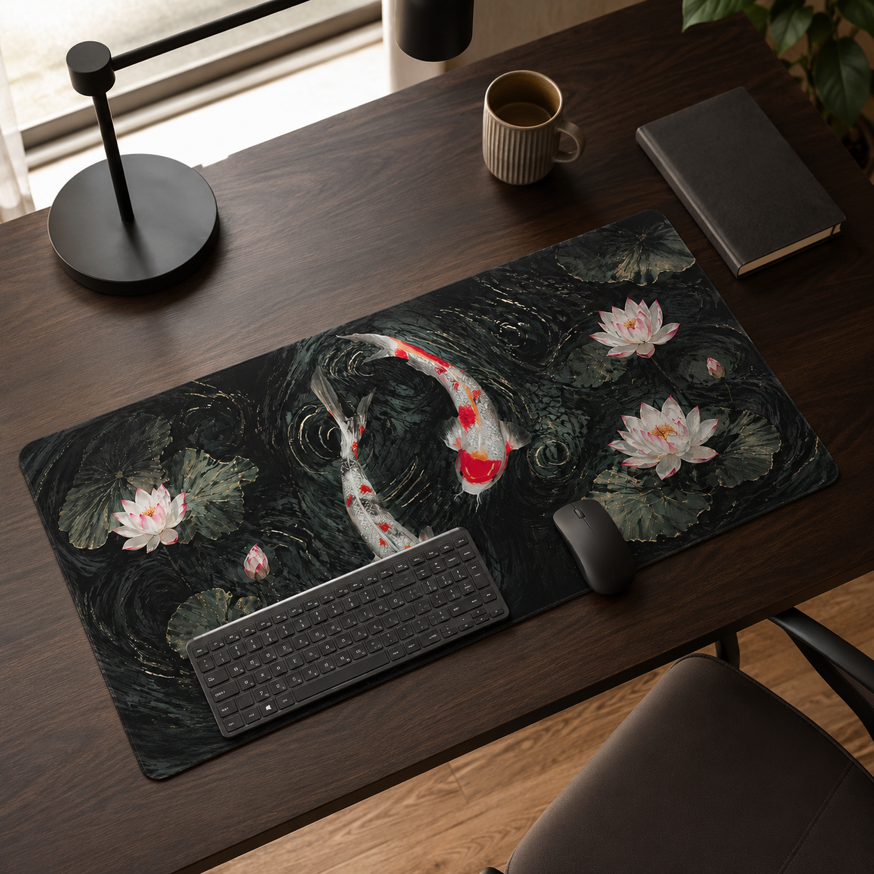 Mouse Pad Red Koi Art Gaming X - Gaming Keyboard Non Mechanical avaliação e preço