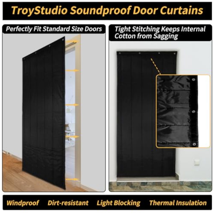 TroyStudio Thick Door Soundpro - Foam Dampener Sheet avaliação e preço
