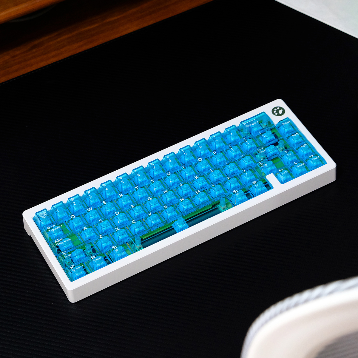 For GX87 Hi8 Crush80 Lucky65 A - Keyboard Gaming Transparent avaliação e preço