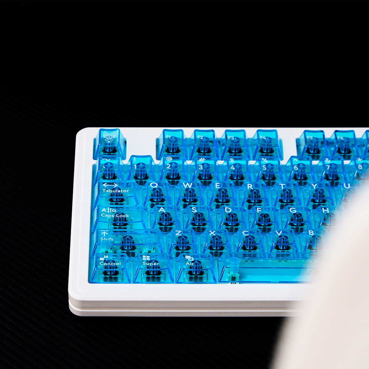 For GX87 Hi8 Crush80 Lucky65 A - Keyboard Gaming Transparent avaliação e preço