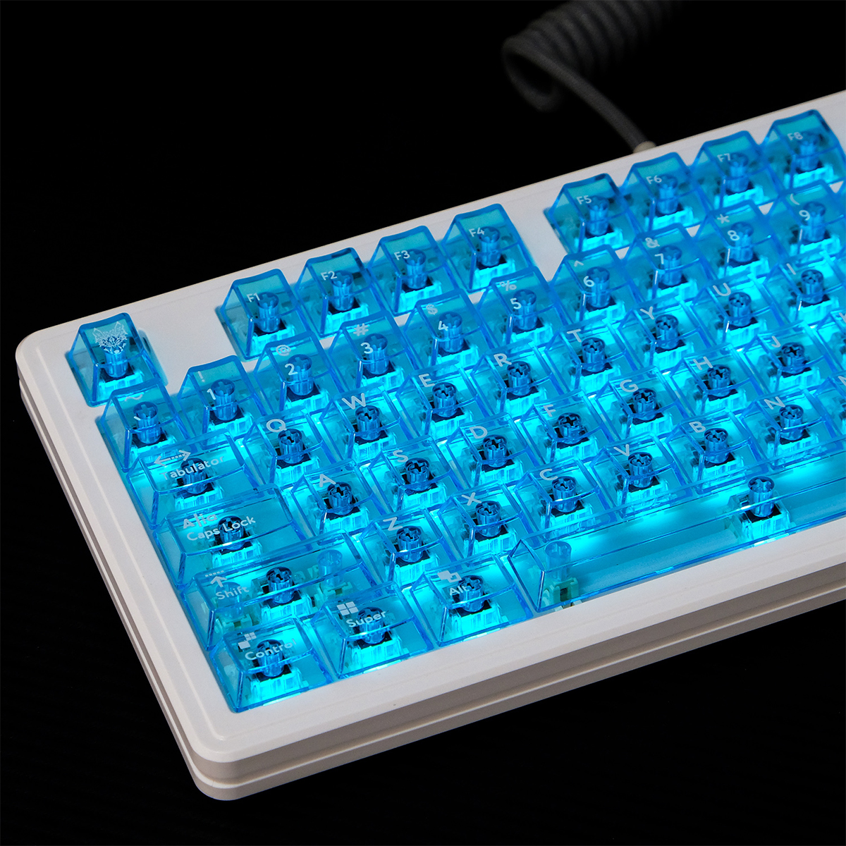 For GX87 Hi8 Crush80 Lucky65 A - Keyboard Gaming Transparent avaliação e preço