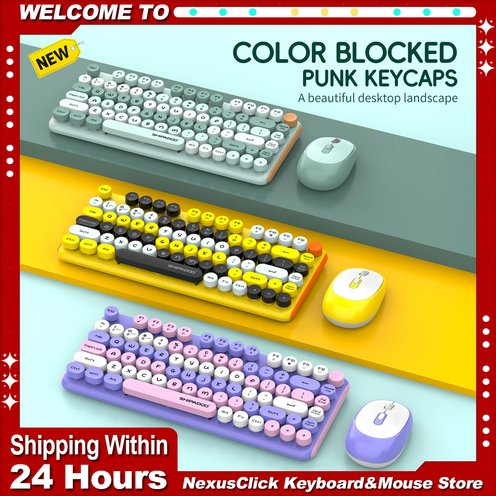 81 keys Bluetooth 2.4G Wireles - Gaming Keyboard And Mouse Combo Wireless avaliação e preço
