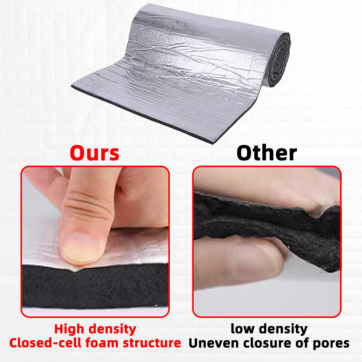 PINMOAP Car Sound Deadening Ma - Foam Dampener Sheet avaliação e preço