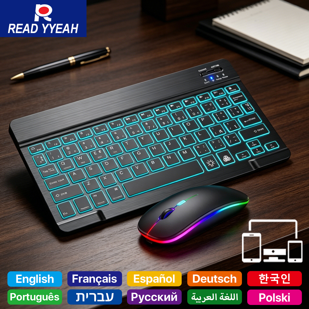2026 Backlight Bluetooth Keybo - Gaming Keyboard And Mouse Combo Wireless avaliação e preço