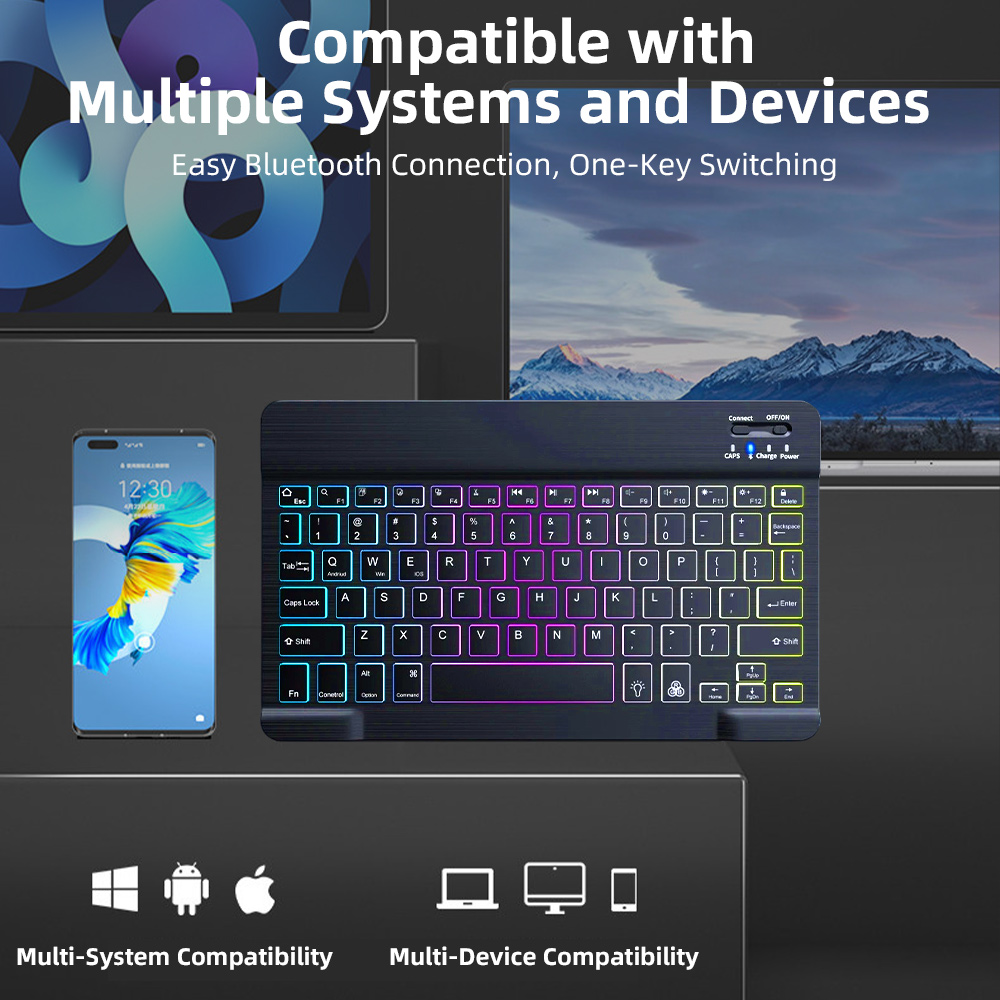 2026 Backlight Bluetooth Keybo - Gaming Keyboard And Mouse Combo Wireless avaliação e preço