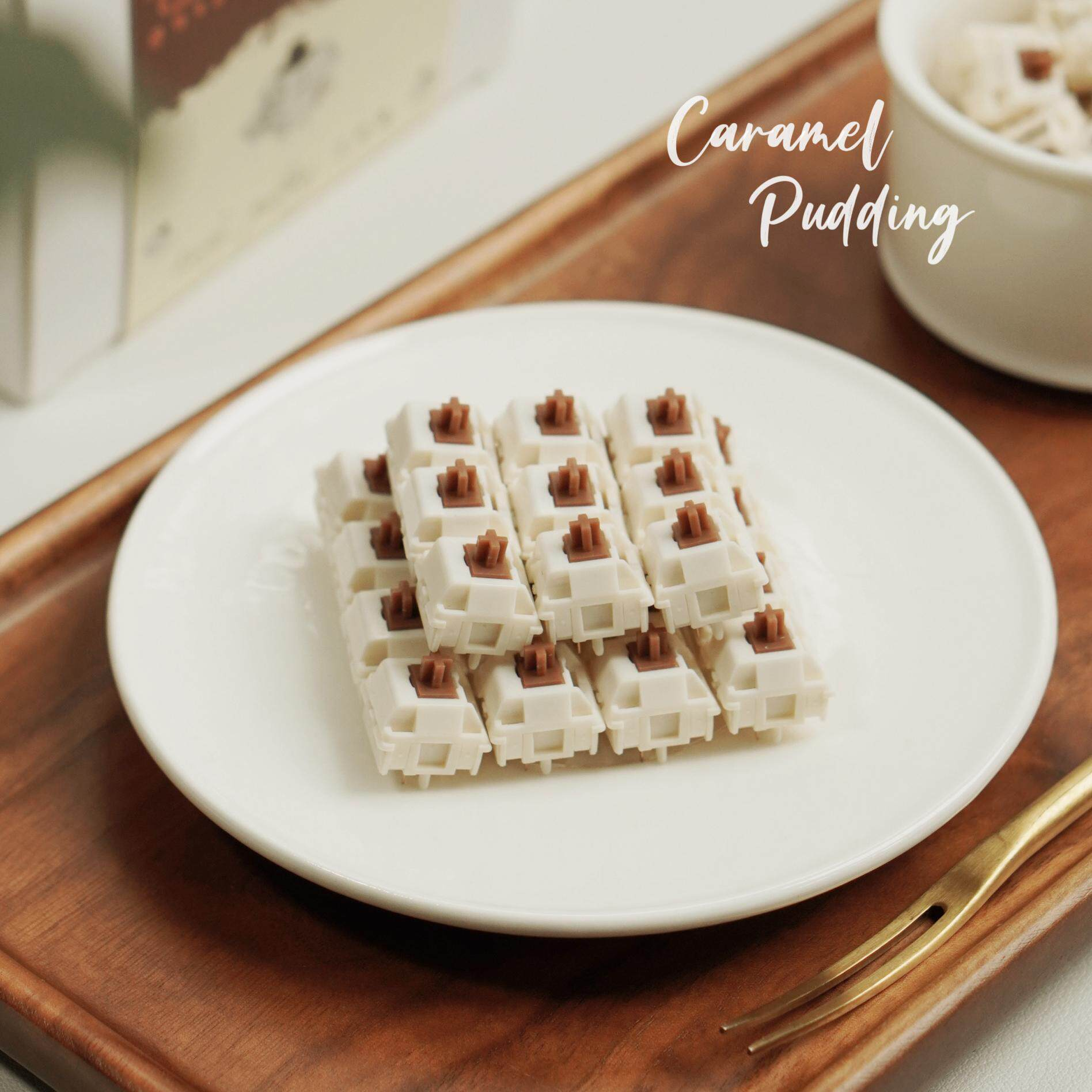 HMX Caramel Pudding V2 Switch  - Gaming Keyboard Thocky avaliação e preço