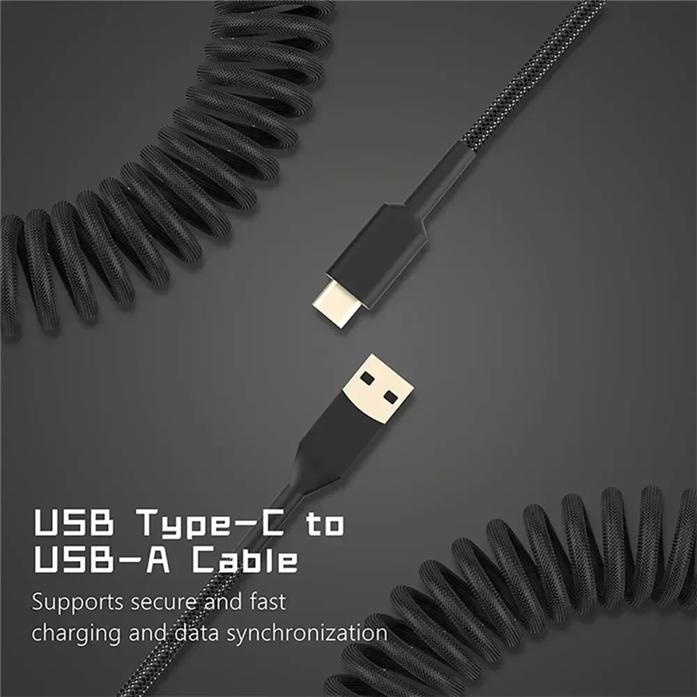 Aviator Coiled Keyboard Cable, - Gaming Keyboard Types avaliação e preço