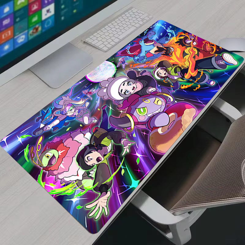 Mouse Pad Large P-pokemon Hoop - Gaming Keyboard He avaliação e preço