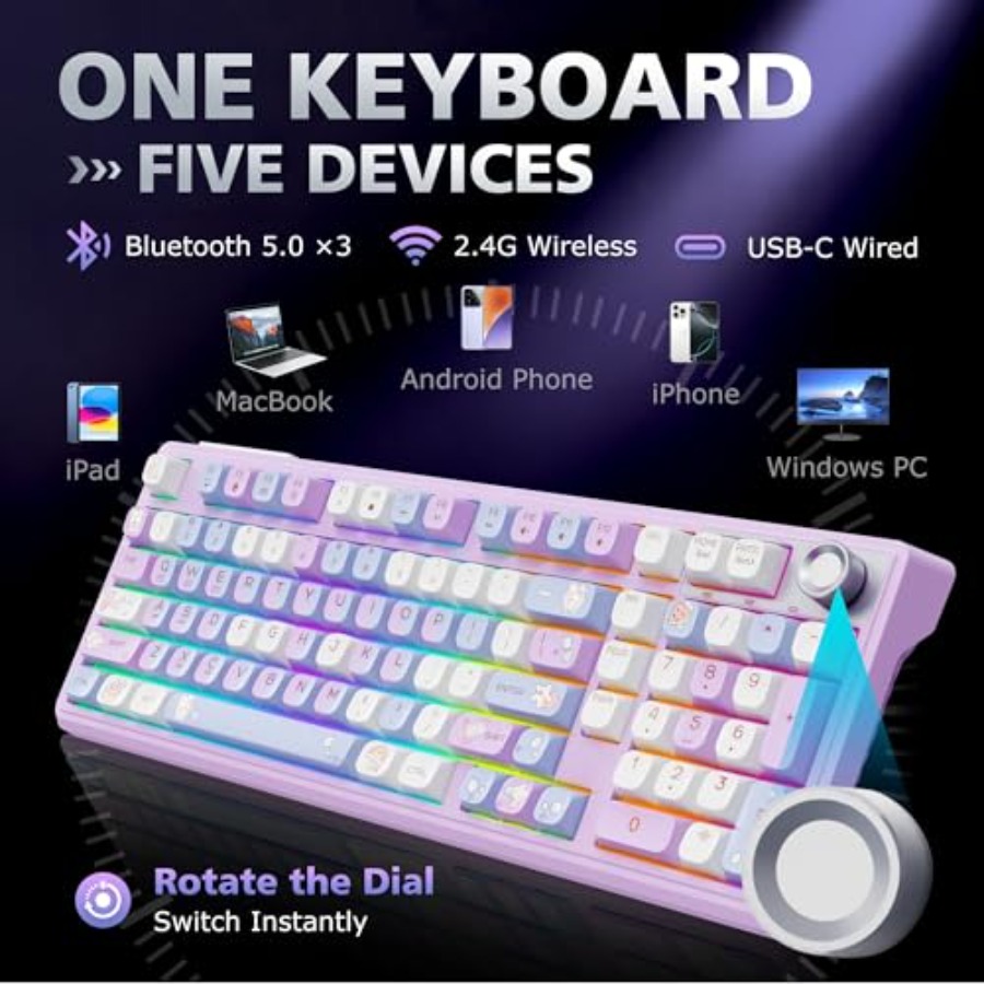 Gaming keyboard with number pa - Gaming Keyboard Thocky avaliação e preço