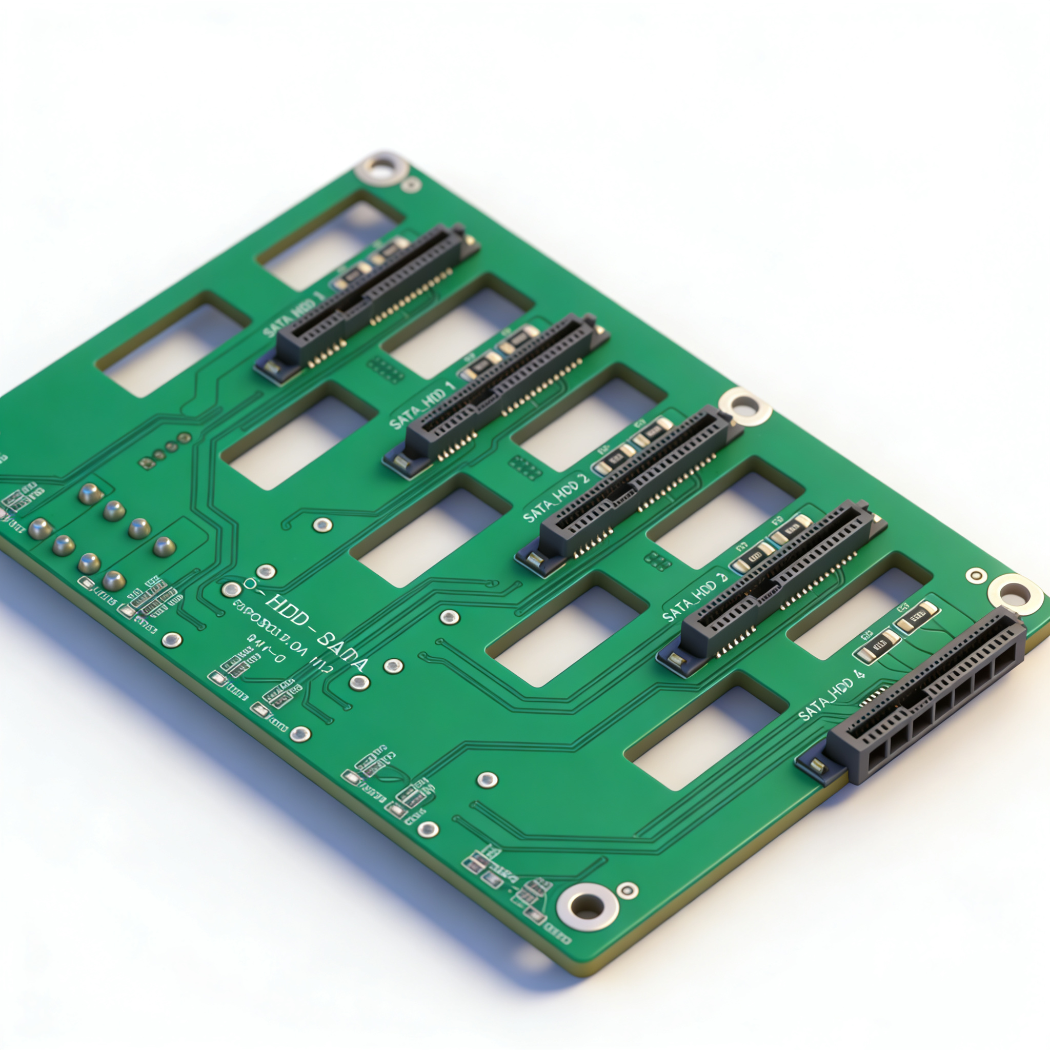 5-Bay SATA Hard Drive Backplan - Hot Swap Pcb avaliação e preço