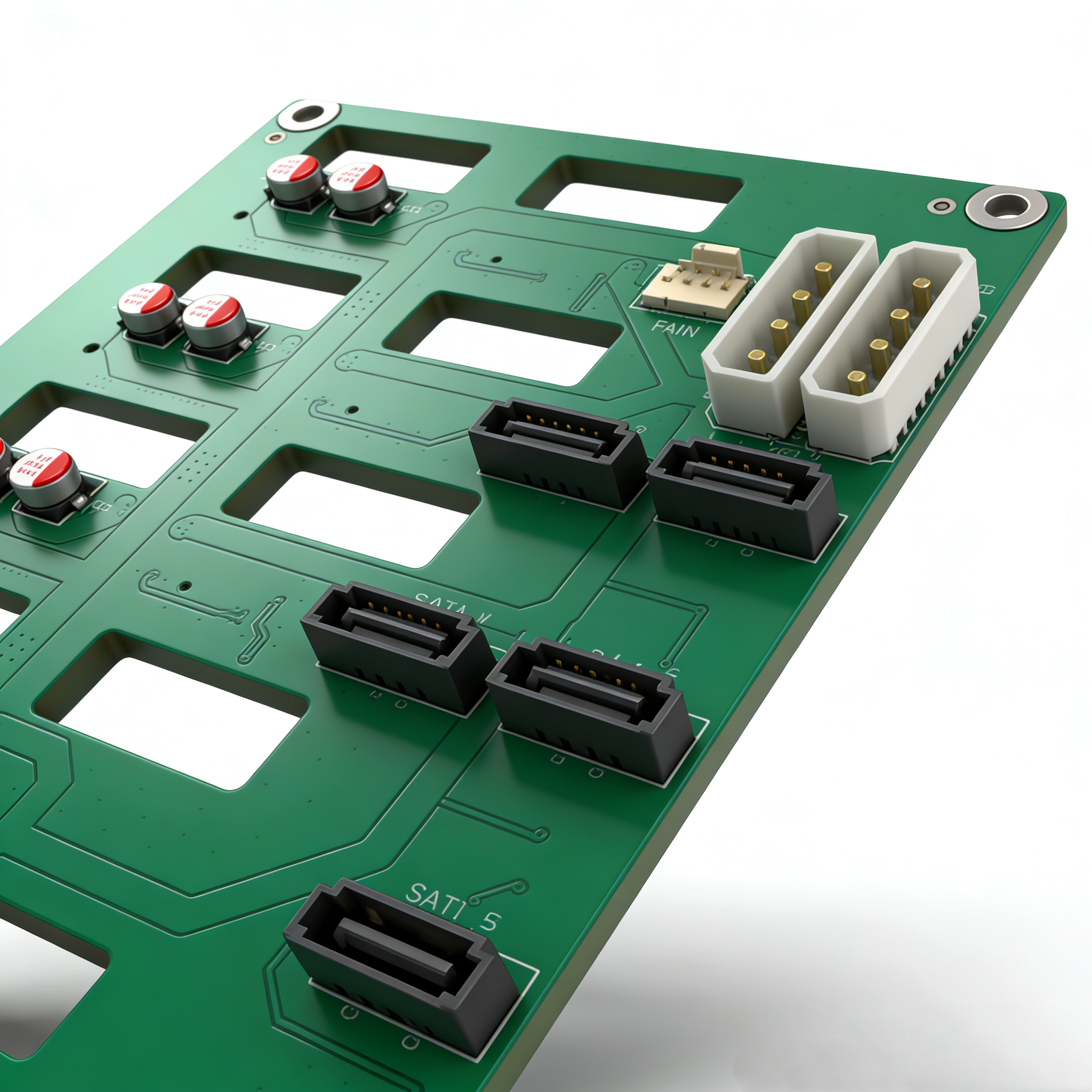 5-Bay SATA Hard Drive Backplan - Hot Swap Pcb avaliação e preço