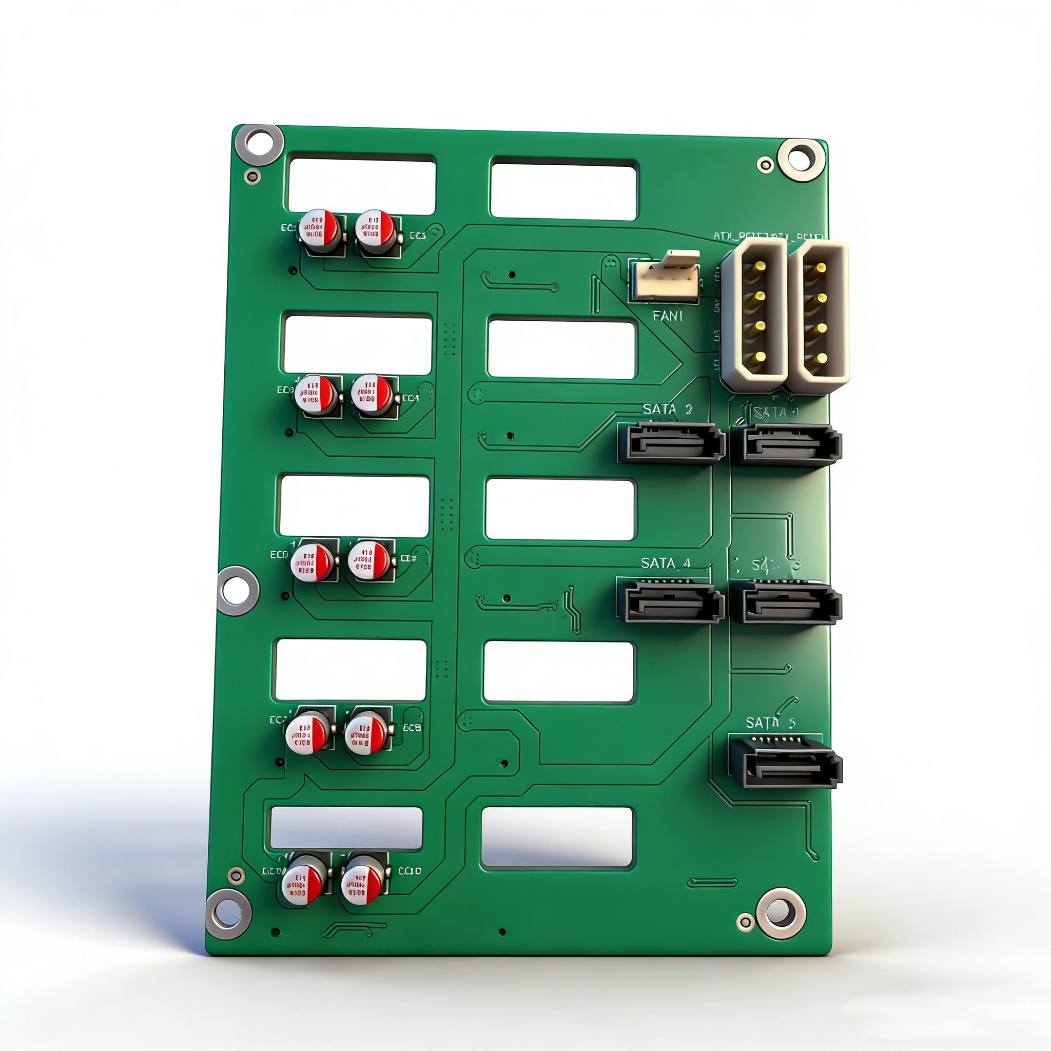5-Bay SATA Hard Drive Backplan - Hot Swap Pcb avaliação e preço