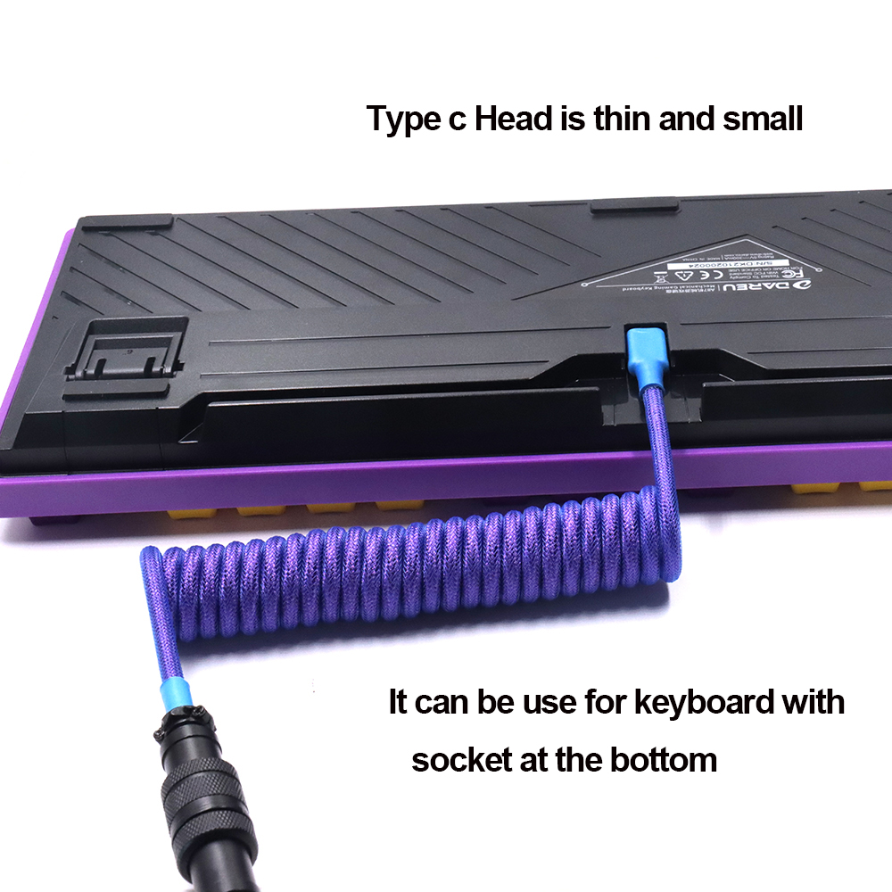 LANO Custom Paracord Coiled Me - Gaming Keyboard Types avaliação e preço