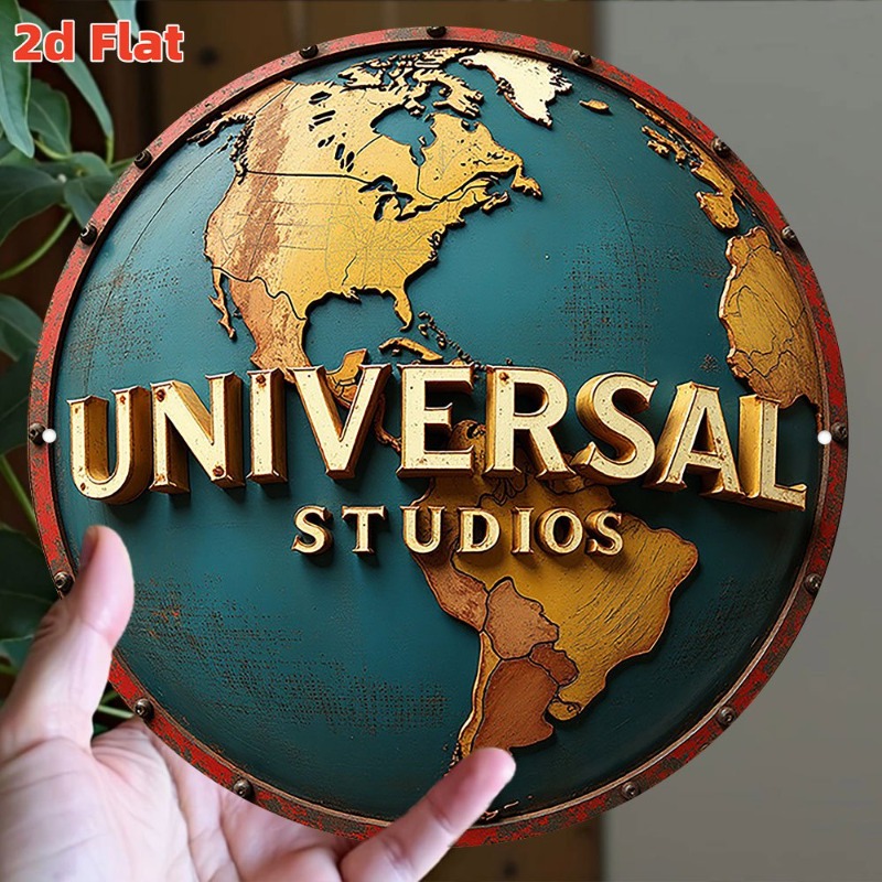 Vintage Metal Wall Art - Studi - Brass Weight Plate avaliação e preço