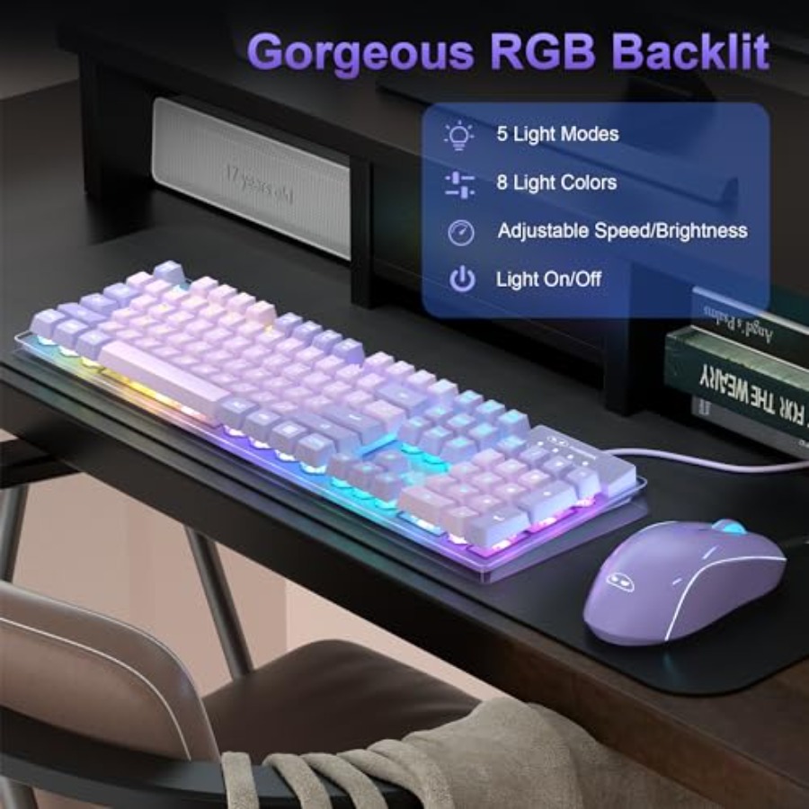 Gaming Keyboard and Mouse Comb - Gaming Keyboard And Mouse Combo Wireless avaliação e preço
