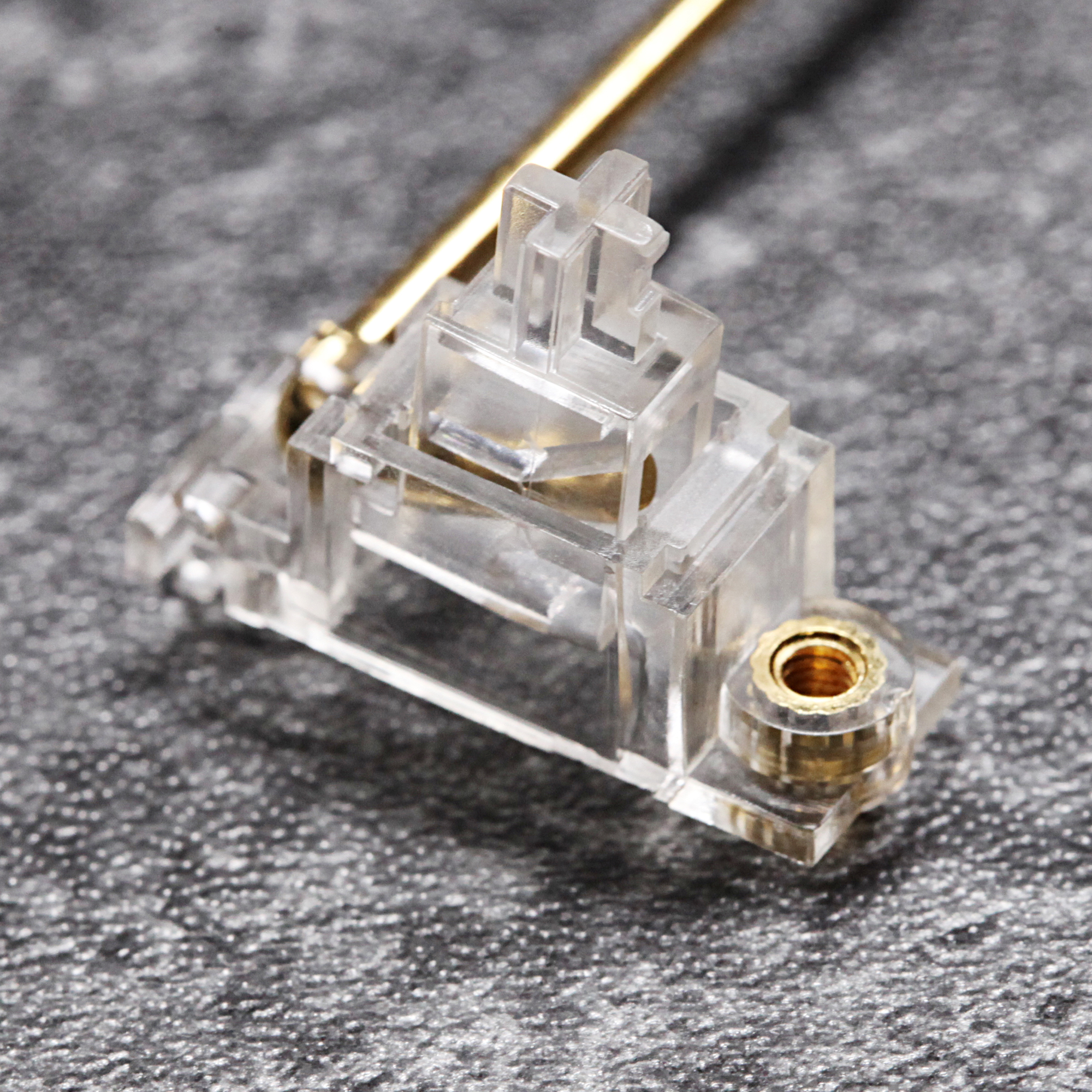 Everglide Transparent Gold Pla - Keyboard Gaming Transparent avaliação e preço