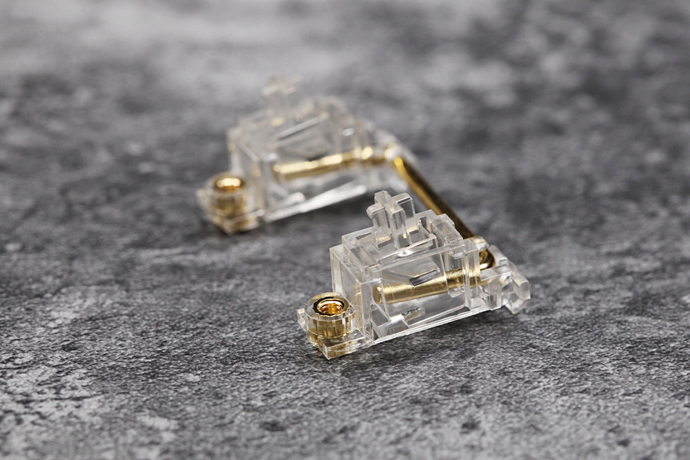 Everglide Transparent Gold Pla - Keyboard Gaming Transparent avaliação e preço