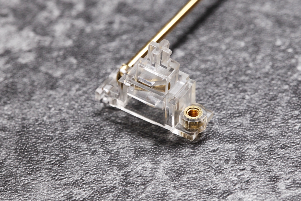 Everglide Transparent Gold Pla - Keyboard Gaming Transparent avaliação e preço