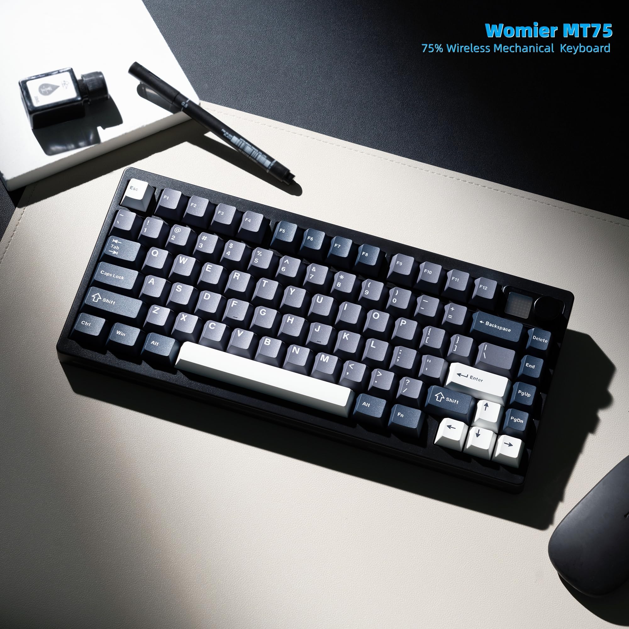 Womier MT75 Wireless Mechanica - Gaming Keyboard Thocky avaliação e preço