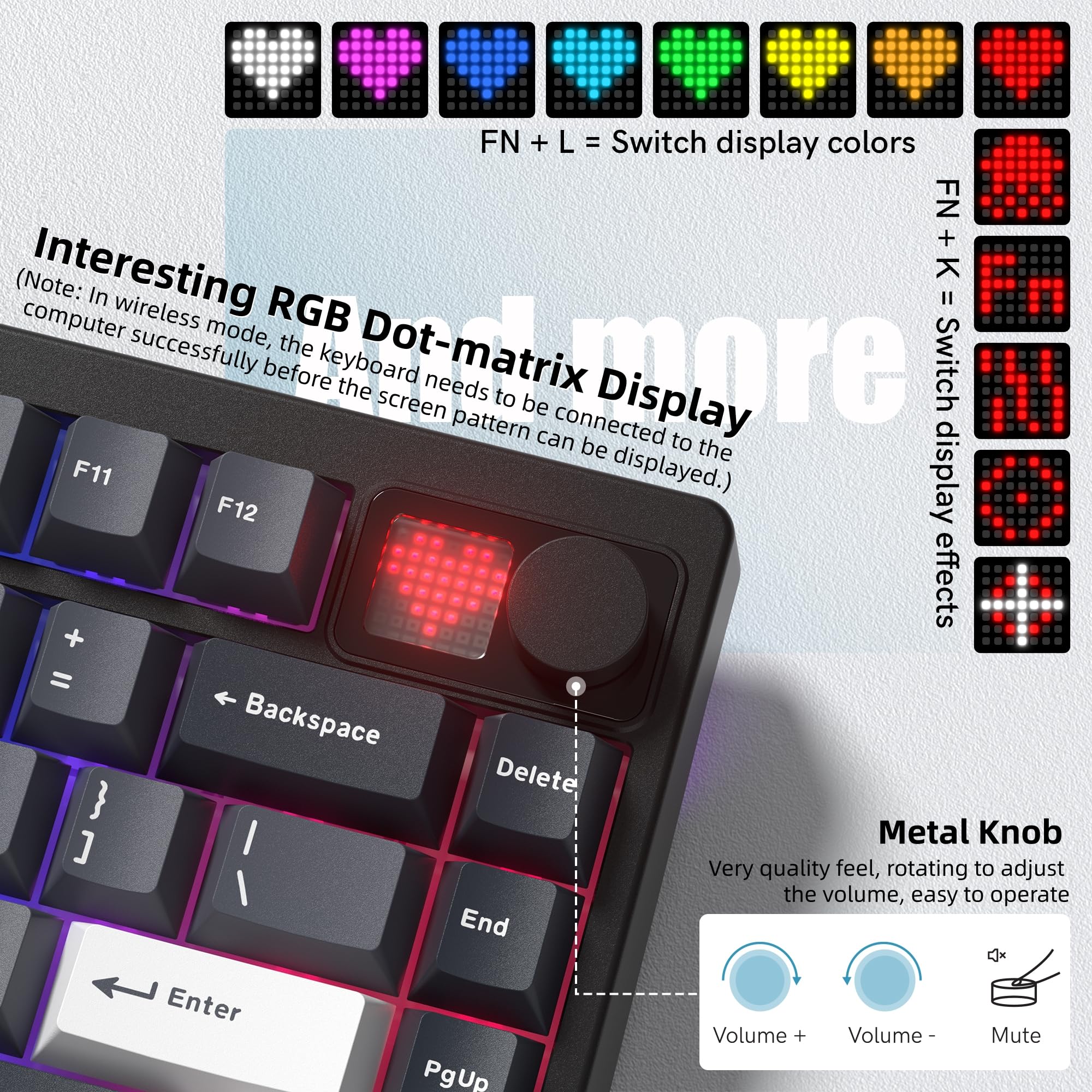 Womier MT75 Wireless Mechanica - Gaming Keyboard Thocky avaliação e preço