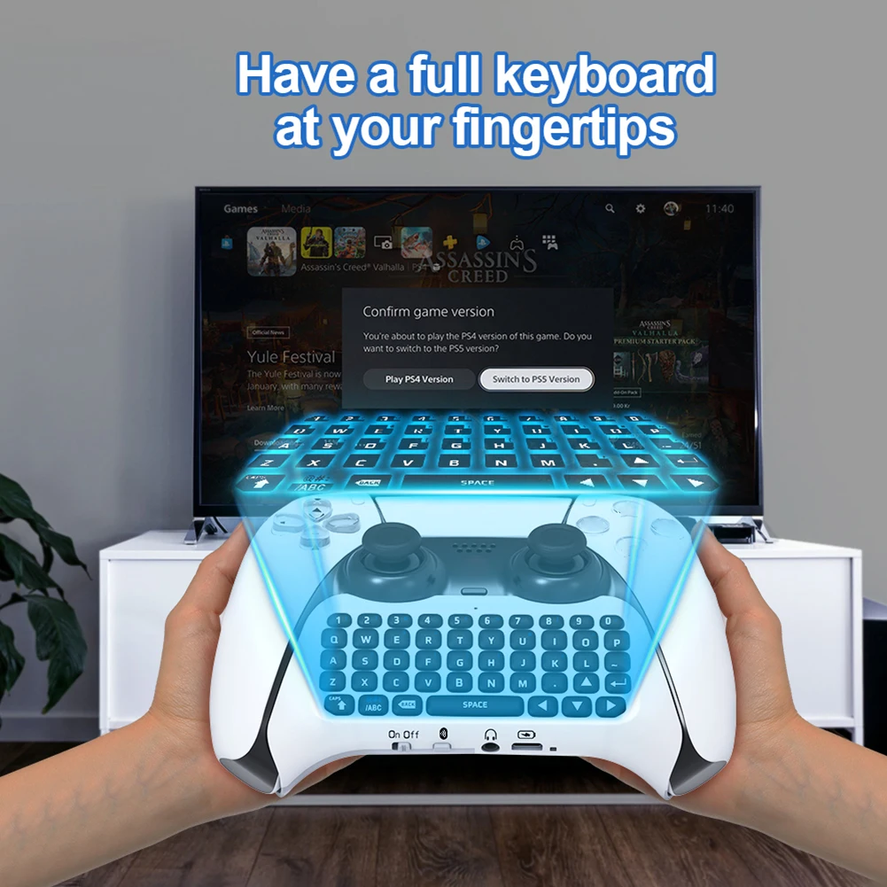 For Ps5 3.5mm Gaming Wireless  - Gaming Keyboard Mini avaliação e preço