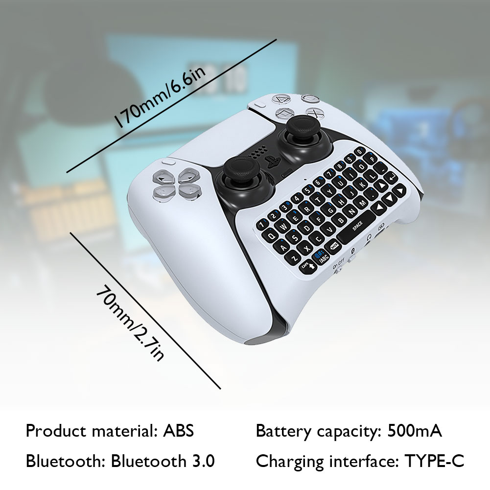 For Ps5 3.5mm Gaming Wireless  - Gaming Keyboard Mini avaliação e preço