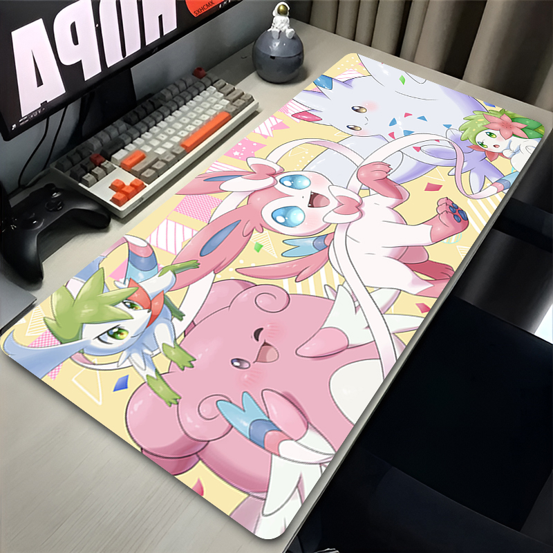 Large Pink Cute Mousepad XXL G - Gaming Keyboard Top avaliação e preço