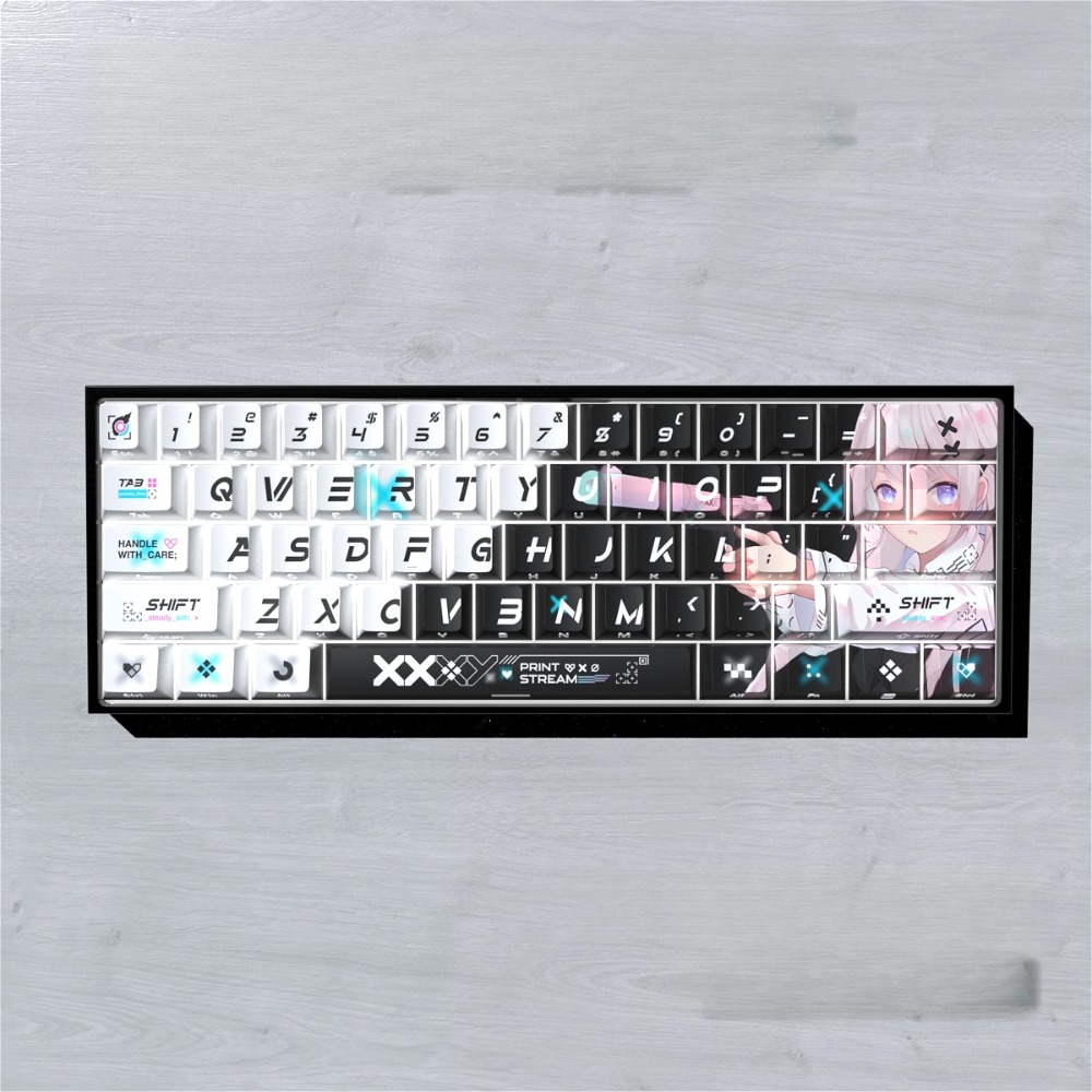 Double-shot Side Print Thocky  - Gaming Keyboard Thocky avaliação e preço