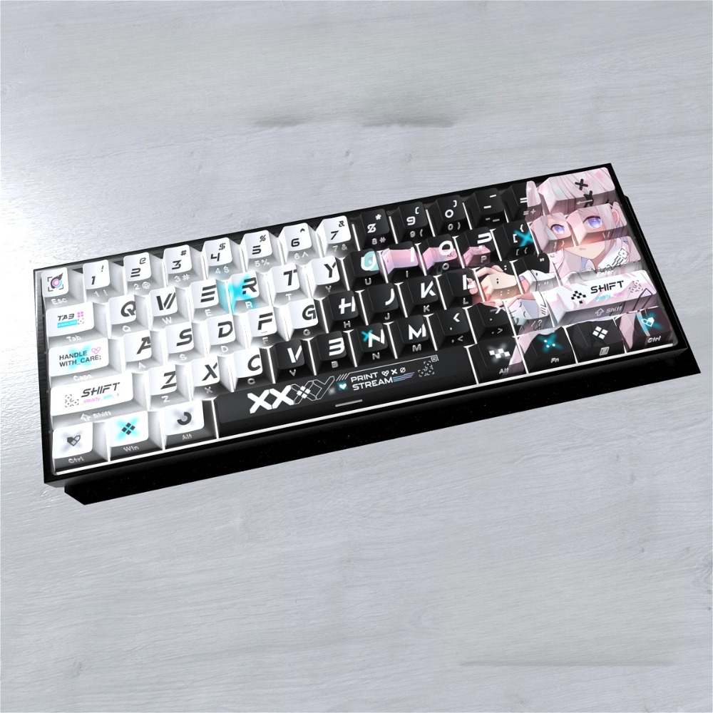 Double-shot Side Print Thocky  - Gaming Keyboard Thocky avaliação e preço