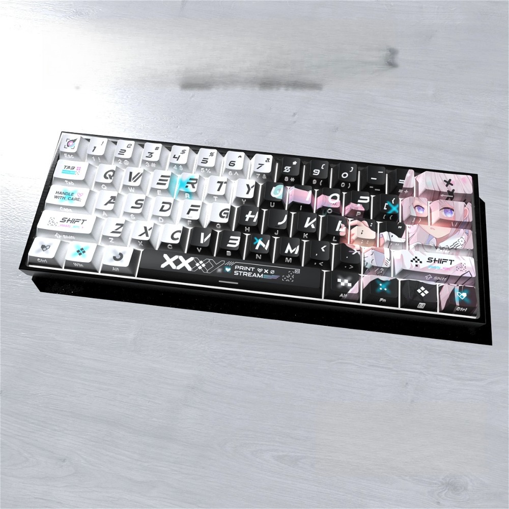 Double-shot Side Print Thocky  - Gaming Keyboard Thocky avaliação e preço