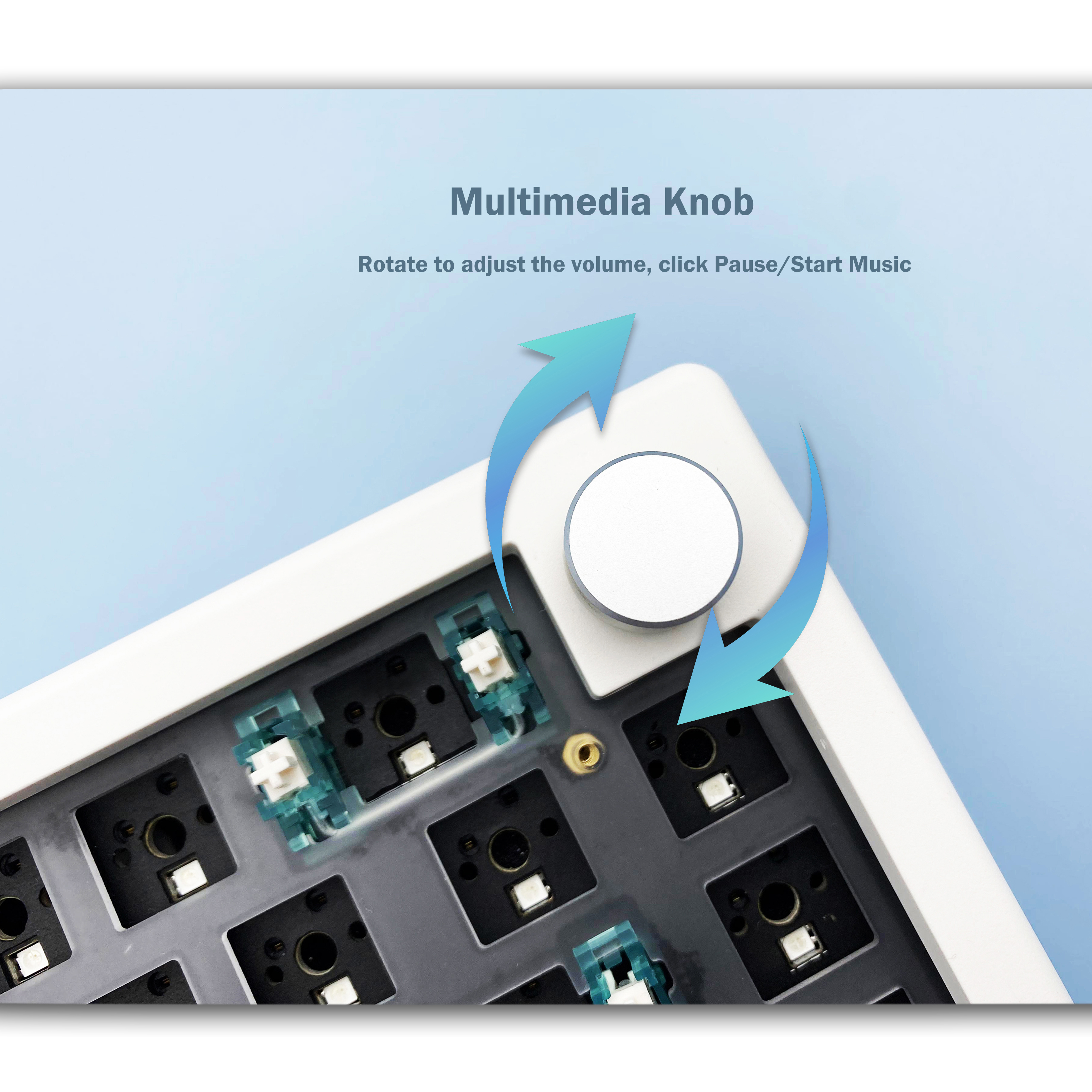 GMK67 65% Gasket Bluetooth 2.4 - Hot Swap Pcb avaliação e preço