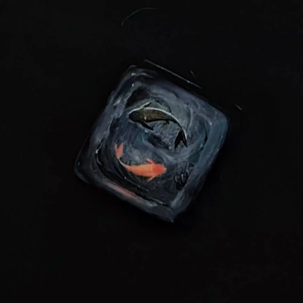 Original Chinese Style Koi Fis - Keyboard Gaming Transparent avaliação e preço