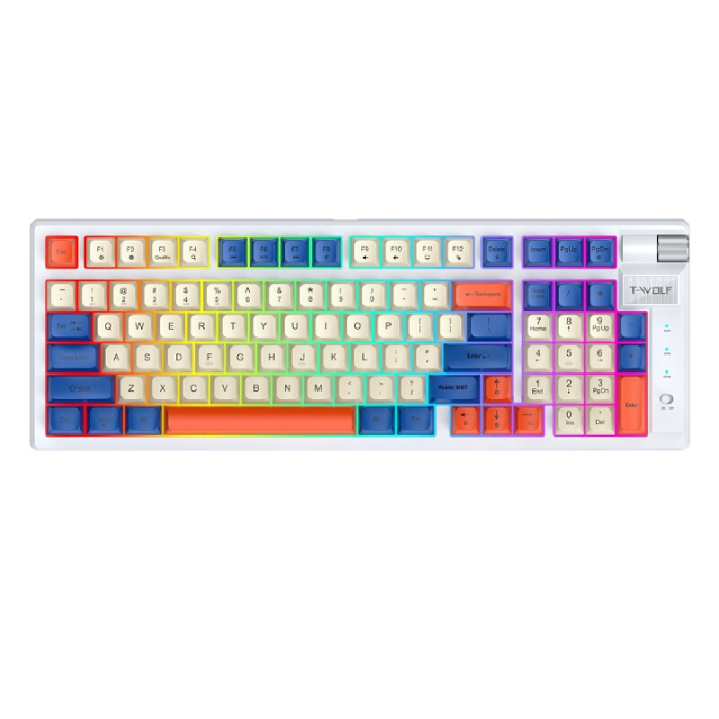 Retro Mechanical Keyboard Tri- - Gaming Keyboard Not Typing avaliação e preço