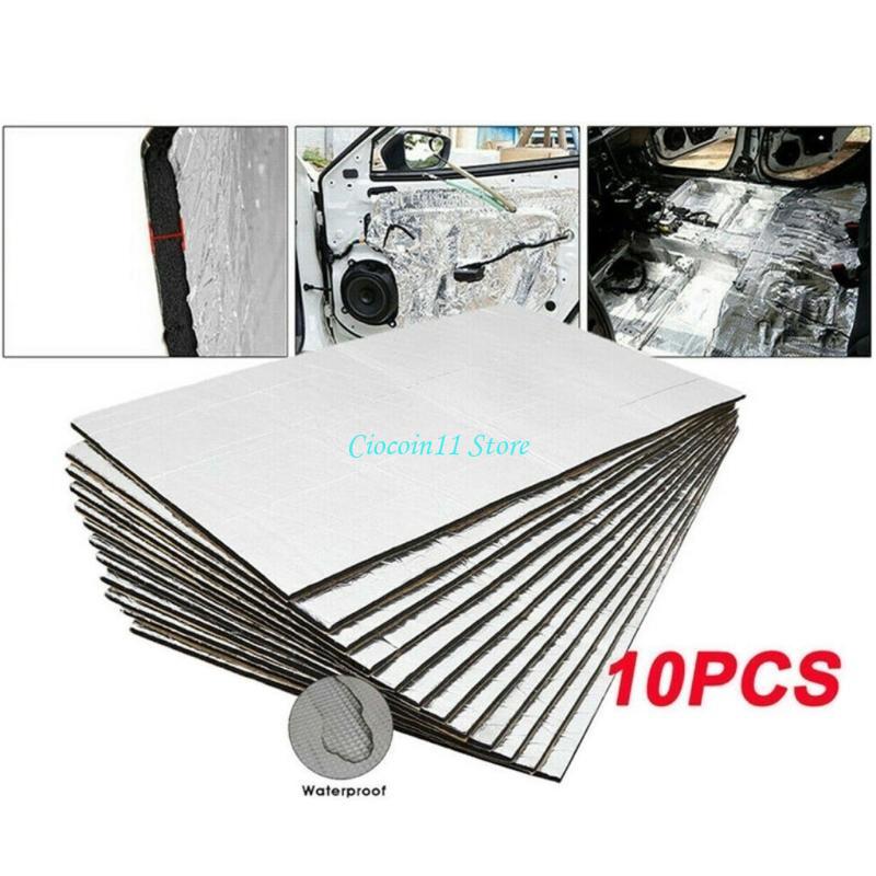 Y1UB Set Of 10 Automotive Soun - Foam Dampener Sheet avaliação e preço
