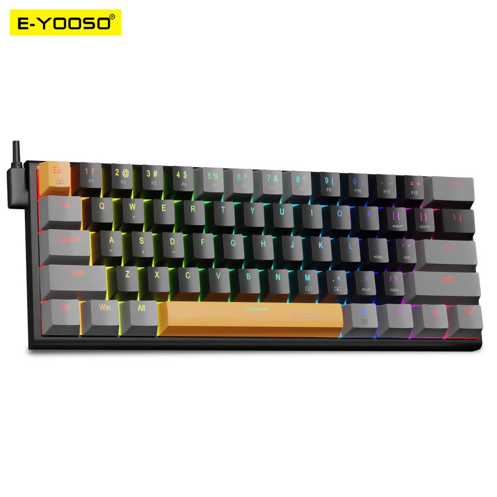 E-YOOSO Z11 RGB USB 60% Mini M - Gaming Keyboard Blue Switches avaliação e preço