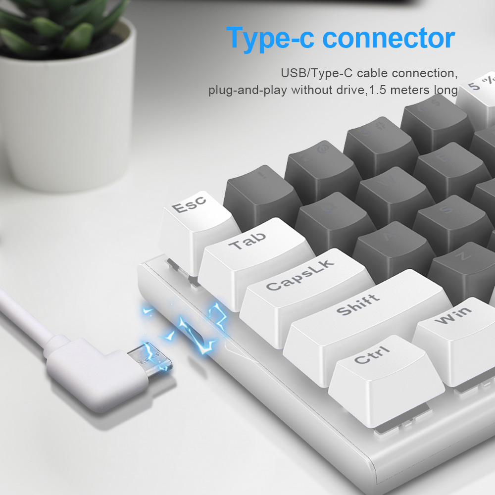E-YOOSO Z11 RGB USB 60% Mini M - Gaming Keyboard Blue Switches avaliação e preço